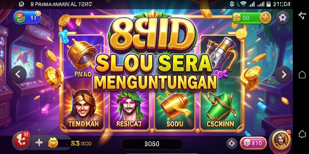 Tampilan menarik dari gameplay 8ID yang penuh aksi slot.