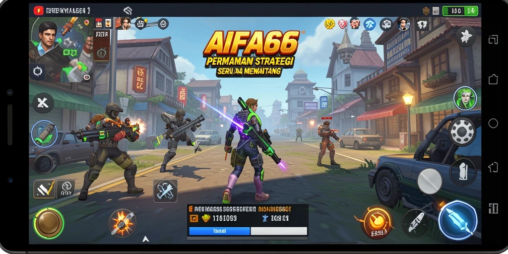 Tampilan gameplay AIFA66 yang menegangkan dan strategis.