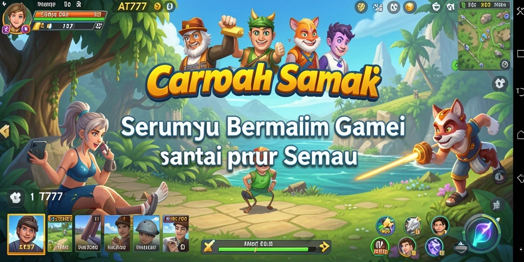 Screenshot gameplay AT777 yang menyenangkan dan penuh warna.