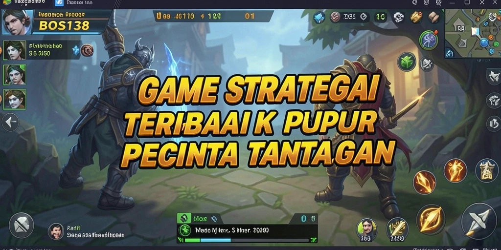 Tampilan gameplay menarik dengan taktik seru dalam BOS138.
