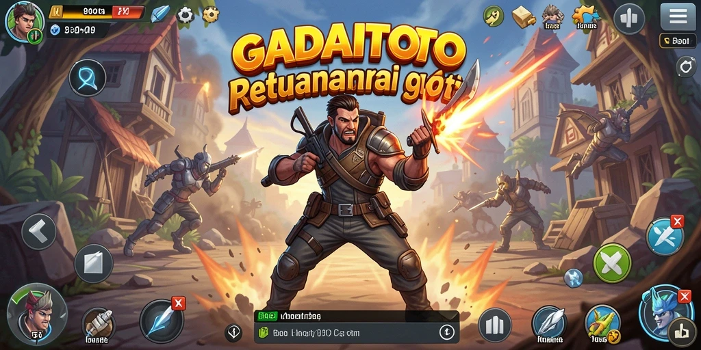 Tampilan gameplay menarik dalam GADAITOTO yang penuh aksi.