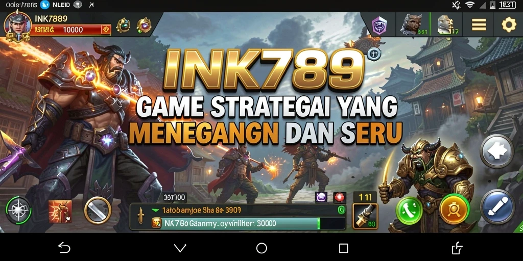 Tampilan gameplay seru dari INK789 dengan strategi menegangkan.