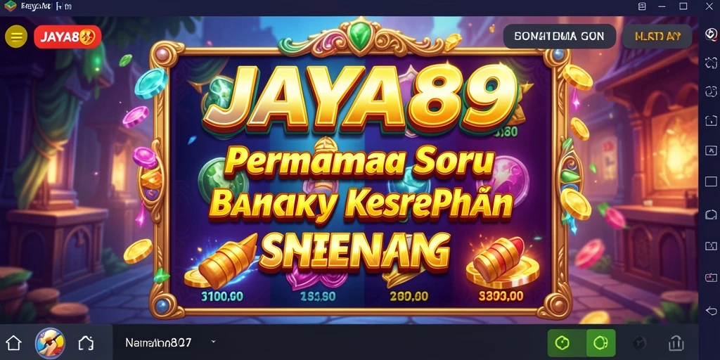 Screenshot JAYA89 menampilkan gameplay Slot yang seru dan penuh warna.
