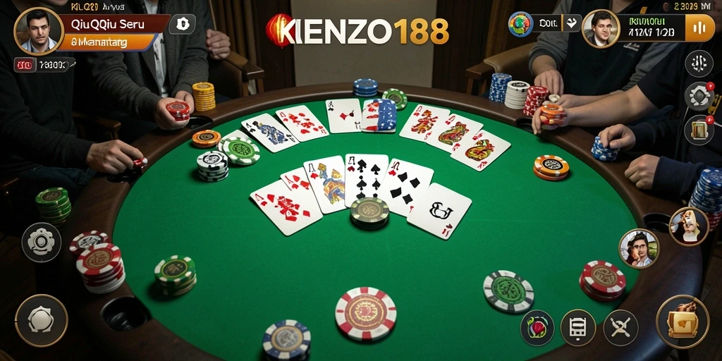 Screenshot gameplay QiuQiu dari KENZO188 yang seru.