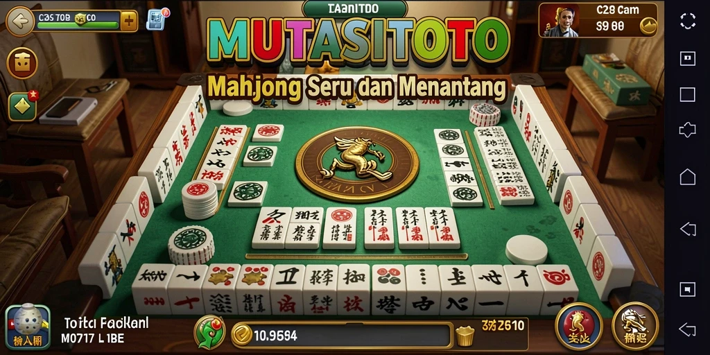 Tampilan gameplay MUTASITOTO yang penuh warna dan menarik.