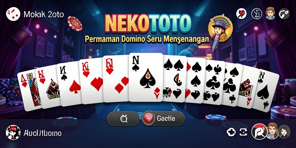 Tampilan gameplay seru dalam NEKOTOTO yang menampilkan aksinya.