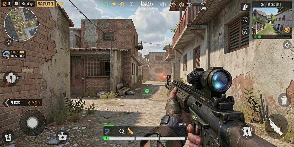 Tampilan gameplay SATU77 yang mendebarkan dan penuh aksi.