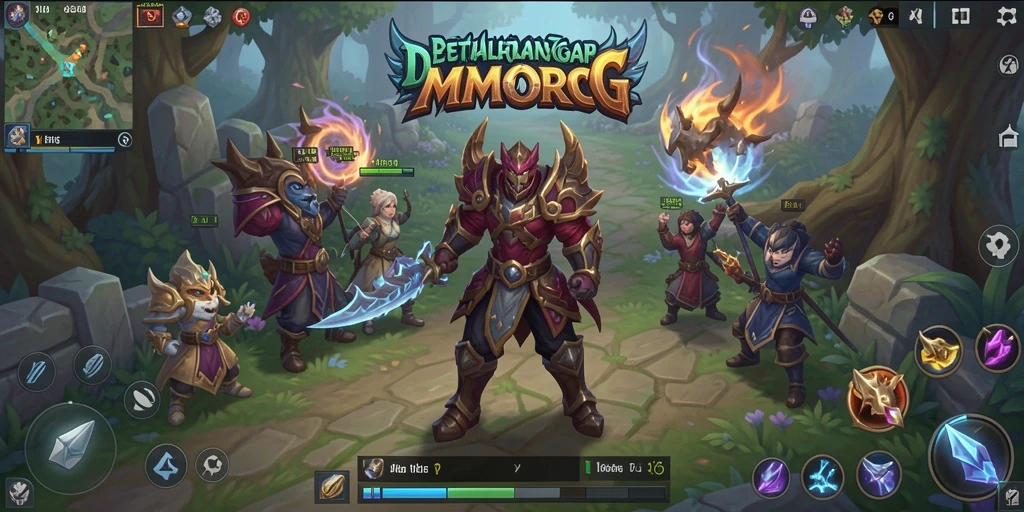 Tampilan gameplay T6 yang memukau dalam dunia MMORPG.